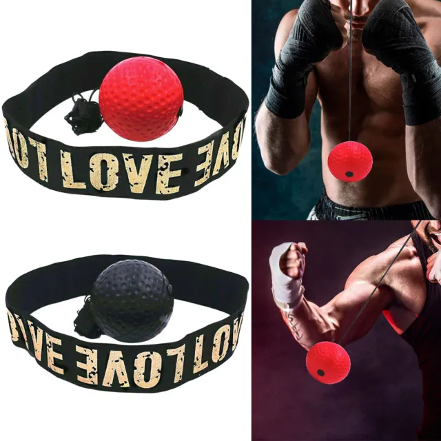 Boxing Fight Ball Punch Exercise Head Band Reflex Speed Training Small Portable