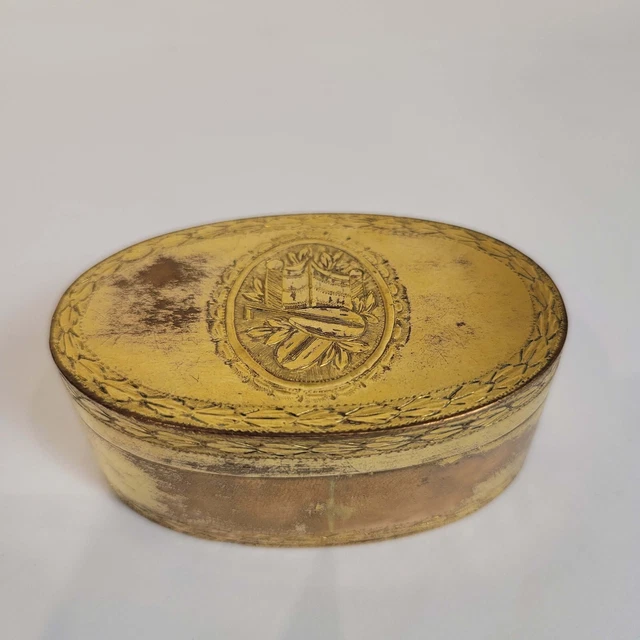 louis XVI Period Gilt Metal Snuff Box 1780-90