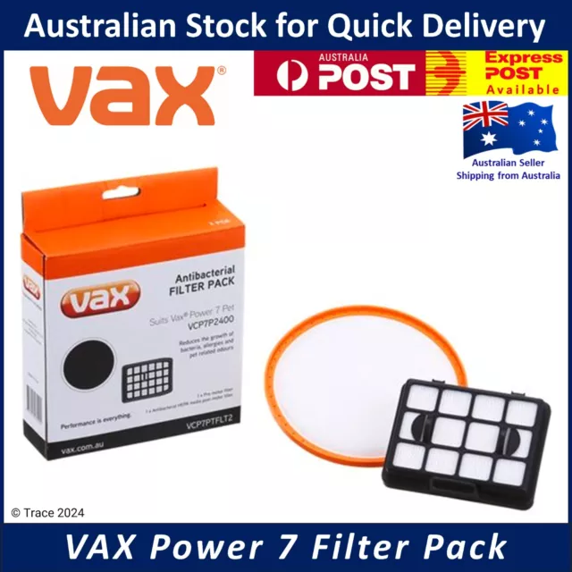 Vax VCP7P2400 Power 7 Filter Pack VX39 VX57 VX72 VX74 VX75 VX77 - VCP7PTFLT2