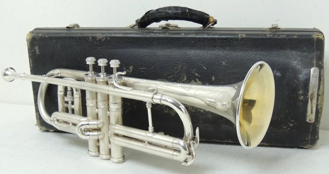 CONN 80A Silver 1941 Bb 🎺 Professional Cornet Outfit all Original SN 346403