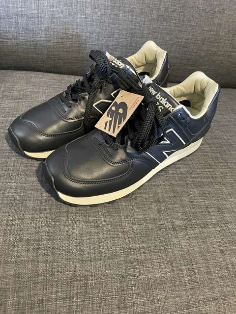 New balance 576 black leather store