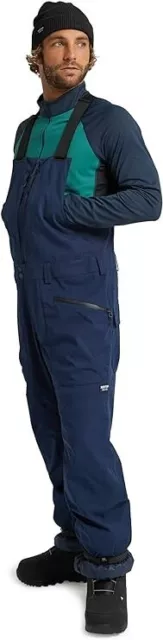 BURTON Anon Men’s Snowboard Ski - Reserve 2L Bib Pant - Dress Blue - Size L NWT