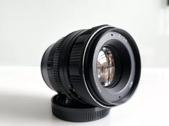 Micro Four Thirds Fit Lens Helios 44m-4 58mm F2 44-2 Successor Swirly Bokeh READ