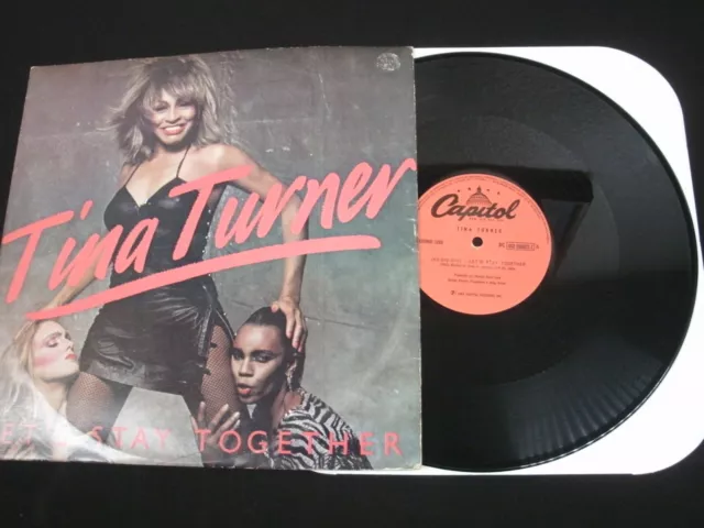 Tina Turner - Let's Stay Together - 1984 Vinyl 12'' Single / VG+/ Vocal Pop