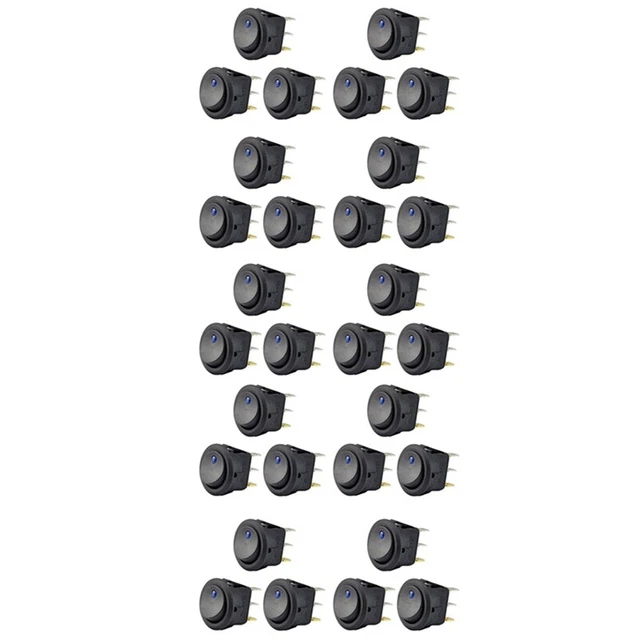 BONATECH Interruttore A Bilanciere ON-OFF DC12V 40A/24V 20A - Impermeabile Per Auto E Fai Da Te - Foto 6