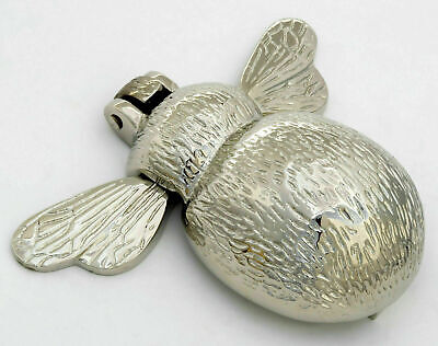 Brass Bee Door Knocker - Silver Finishes - Solid Brass Bumble Bee Door Knockers