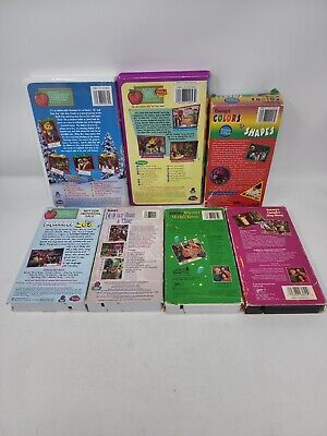 LOT OF 7 Barney VHS Videocassettes~Barney's Campfire Sing-Along & MORE ...