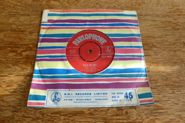 Paul Raven (Gary Glitter) Walk On Boy UK '61 1st Parlophone 45-R 4812 R 'n' R 7"