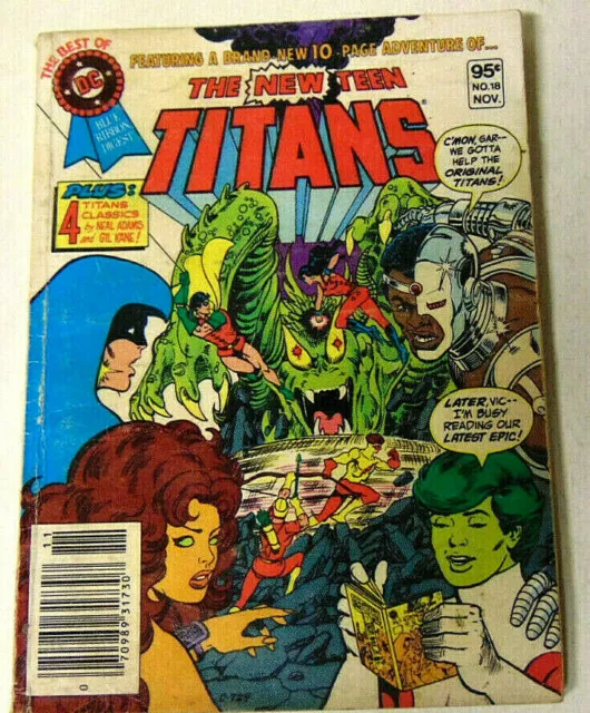 Best of DC Comic Digest #18 VG 1981 New Teen Titans Neal Adams Nick Cardy