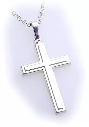 Cross Pendant Genuine Silver 925 36 MM Solid Sterling Silver Quality