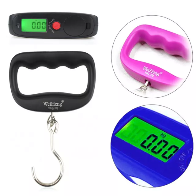 50 kg Digital Travel Portable Portatile Pesa Bagaglio Valigia Bilancia Elettronica