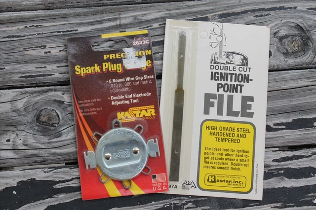 Vintage Engine Points & Spark plug Tune Up Ignition Tool Antique car Made in USA