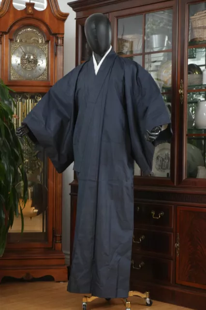 Dear Vanilla Japanese Kimono Men's Robe Gown Authentic Japan Vintage Mint