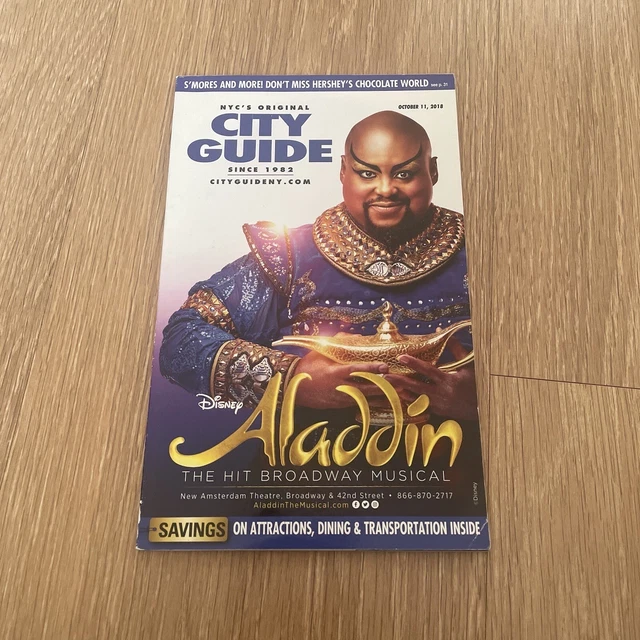 ALADDIN THE MUSICAL Theatre City Guide! Magazine / Programme! Playbill ...