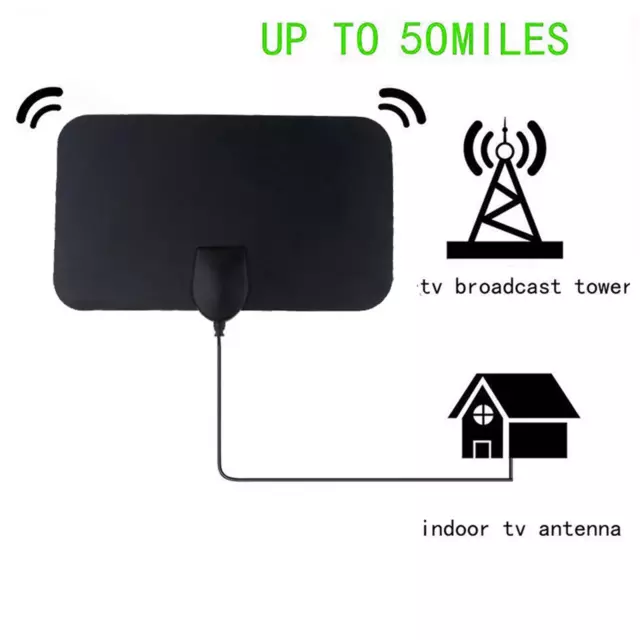 1800Miles Digital TV Indoor 4K 1080P HD Antenna Aerial Signal Amplified 3