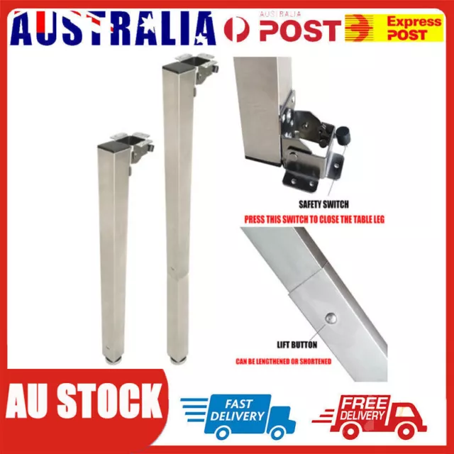 Folding Table Leg Universal Adjustable Height For Caravan Campervan Motorhome AU