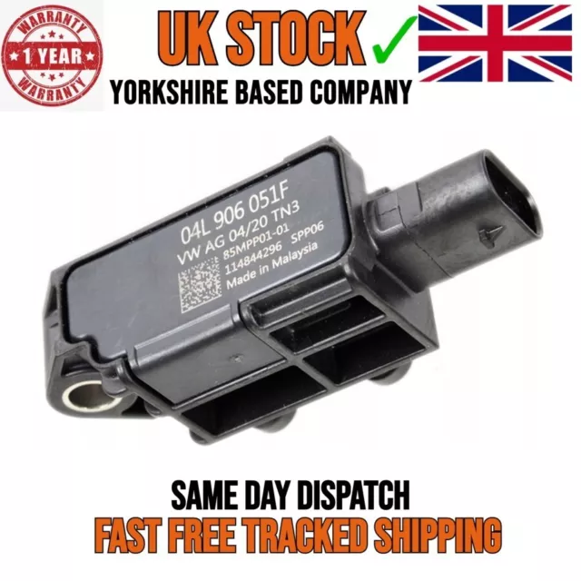 Exhaust Pressure Sensor Vw Caddy California Mk5 2.0 Tdi Bmt 2020-On #855