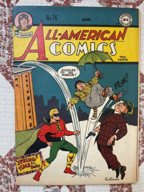 All American Comics #76, 1946 Early Green Lantern! Golden Age beauty!