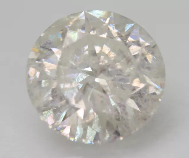 Certifié 1.90 Carat G SI2 Rond Brillant Naturel Amélioré Desseré Diamant 8.03mm