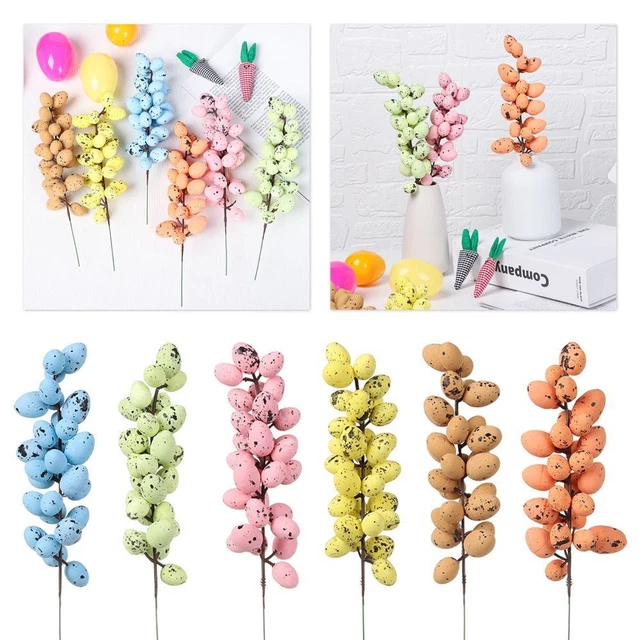de Pâques Fausse plante Branche d'oeuf de Pâques Fleur d'oeuf en mousse
