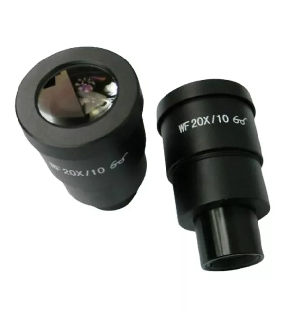 New Pair WF 20X EYEPIECE for NIKON OLYMPUS LEICA ZEISS STEREO MICROSCOPE 30MM