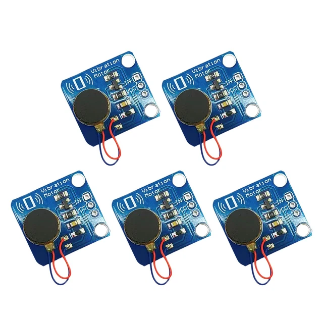 Module De Vibration DC 5V - 9000 Tr/min - Lot De 3 - Pour Projets Arduino, Jeux, Interactivité - 6