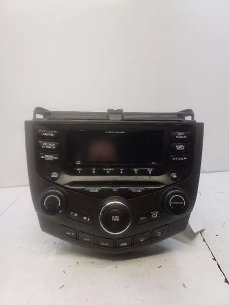 Audio Equipment Radio AM-FM-6 CD 6 Disc 120 Watt Fits 04-07 ACCORD 958522