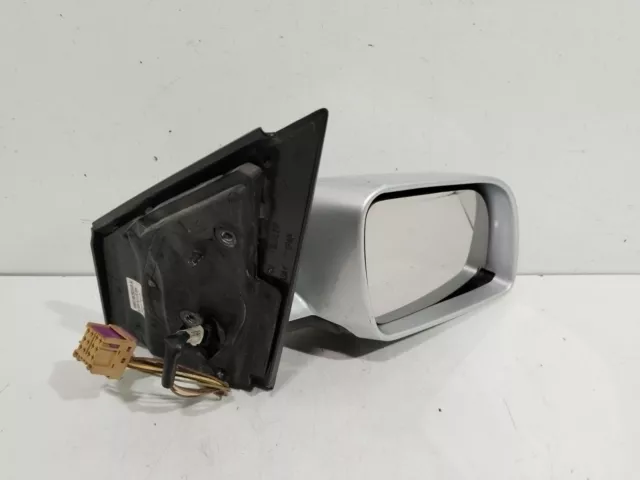 6Q1857502Ad Espejo Retrovisor Derecho / Plata / 6257838 Para Volkswagen Polo 9N