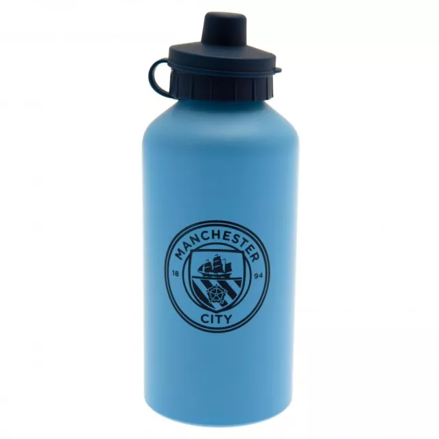 Official Manchester City FC Aluminium Drinks Bottle 500ml BNWT