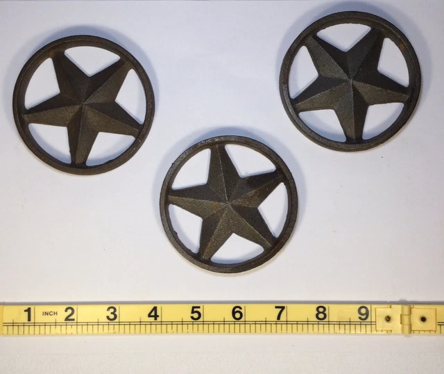 Lone-Star Mancave Wall Hanging Bar Barn Cast Iron 3 1/4"