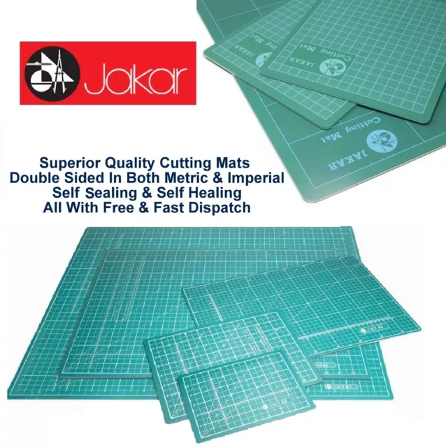 A3 Cutting Mat Self Healing Craft 2 Sided Metric Imperial Printed Grid Lines cm