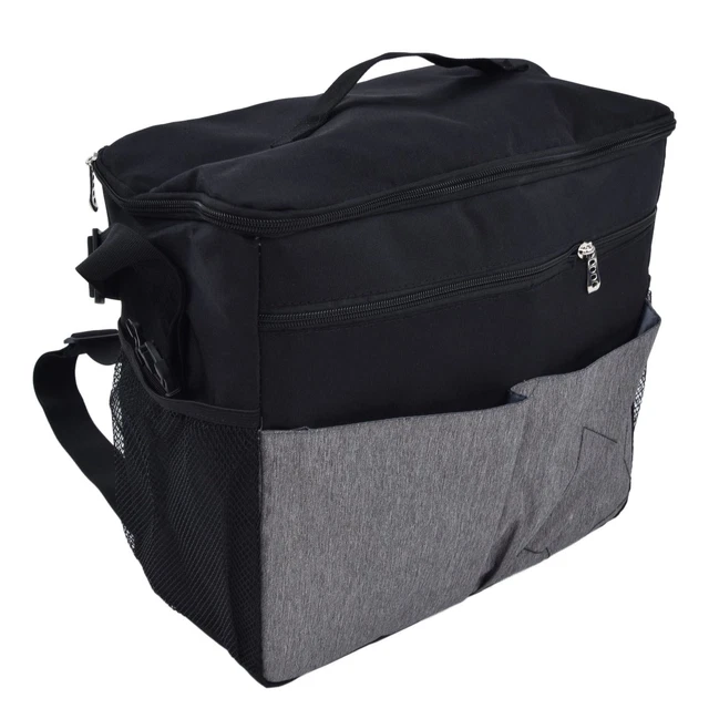 (46 * 34 * 4cm-Mica Nera)Borsa Fasciatoio Premaman Di Grande Capacità Pratica