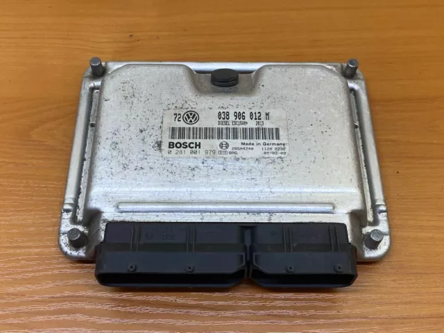 Volkswagen Golf Mk4 1.9 Tdi Engine Control Module Unit Ecu 038906012m 0281001979