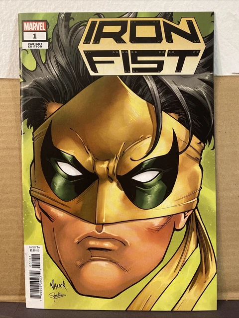 Marvel Comic Books Iron Fist vol 6 #1C Apr '22 Todd Nauck Headshot Variant Cover