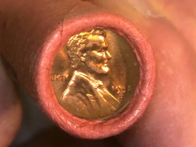 $1958-D FRKC!-  Lincoln Wheat Cent- Rolls- OBW Original BW  BU Uncirculated=Gems