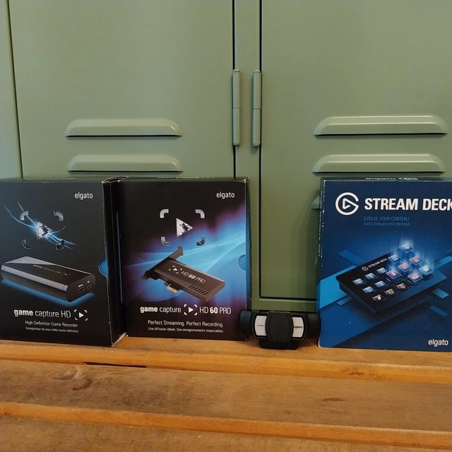 ELGATO STREAM DECK + Game Capture HD + HD 60 Pro + Logitech C930 1080p ...