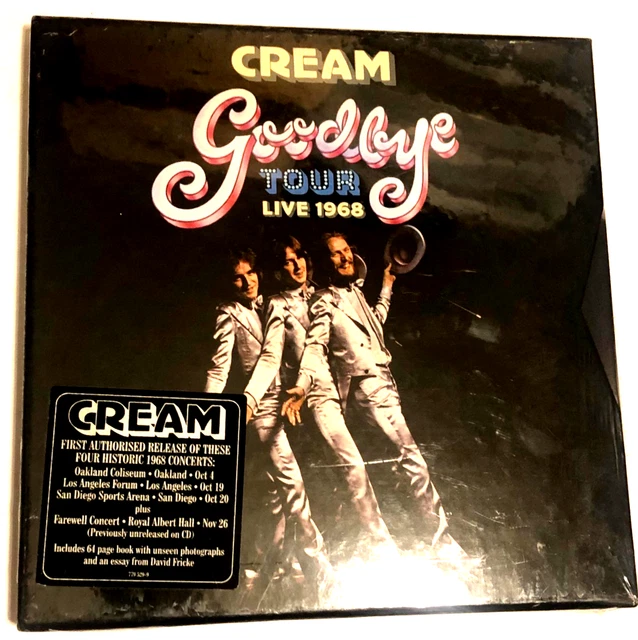 CREAM Goodbye Tour Live 1968 4x CD Box Set new sealed Eric Clapton
