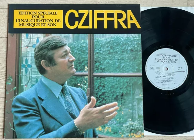 CZIFFRA piano LISZT CHOPIN POURCEL 1stPress 1977 MUSIQUE ET SON STEREO MINT