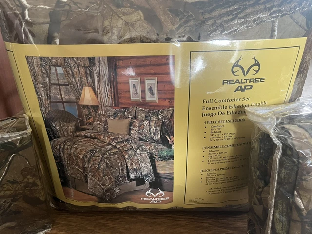 realtree comforter  set sheets and curtains all new in packs