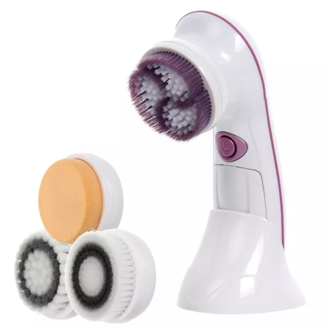 Masseur Tekone Ae-8289 Électrique à Piles Nettoyage Visage Corps 4In1 Hsb
