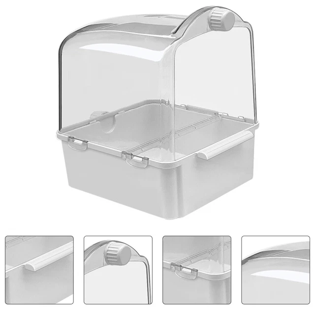 1 Pc Vogelfutterbecher von Vogel Dusche Box Papagei Hängen Badewanne