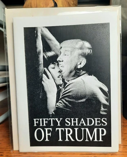 Fifty Shades of Trump & Hillary flip ZINE 2016 VHTF U.S. Presidents