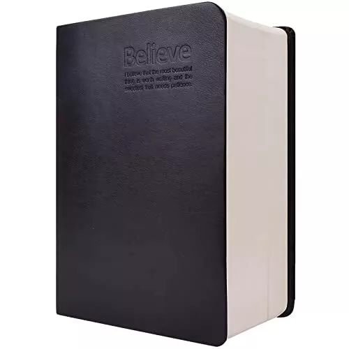 Thick Leather Writing Journal 720Pages Lined Paper B6 Hardcover Notebook College