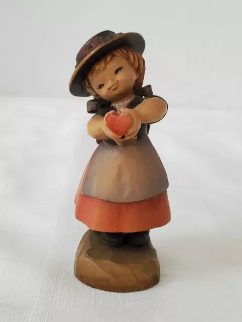 ANRI Hand Carved Wooden Figurine by Juan Ferrandiz "The Gift" 3"