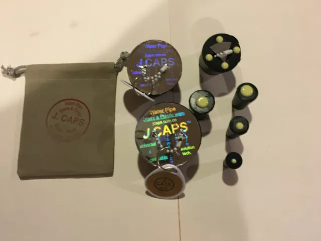 Caps For Cleaning  & Storing Bongs
