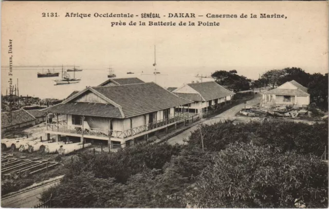 CPA AK SENEGAL DAKAR - Casernes de la Marine (45823)