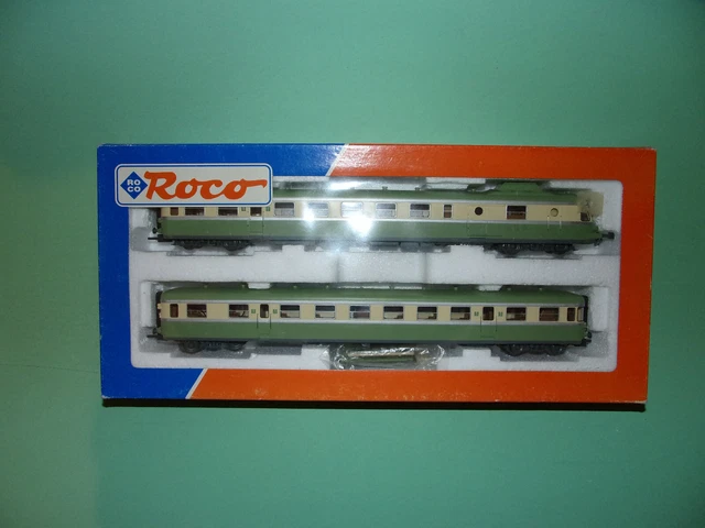 ROCO COFFRET AUTORAIL diesel unifié X2800 + remorque éclairée 43076 DIGITAL NEUF EUR 290,00