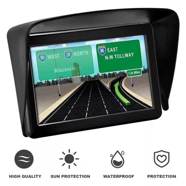 Sun Shade Shield Visor For 7 inch Car Vehicle GPS Navigator Monitor U3C2