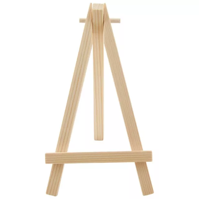 24 Pack  Wood Display Easel Wood Easels Set For Paintings Craft Small7819