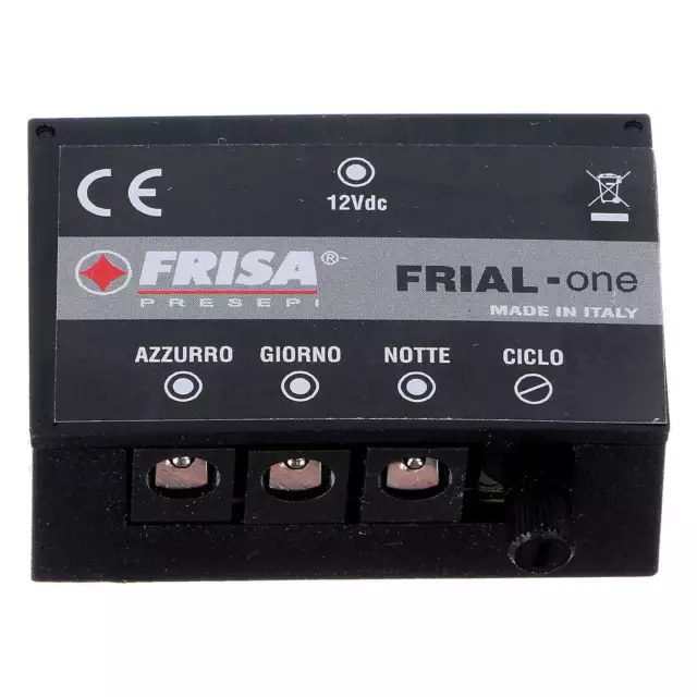 Centralina Frial One Basic led azzurri bianchi 2 fasi con strisce per presepe